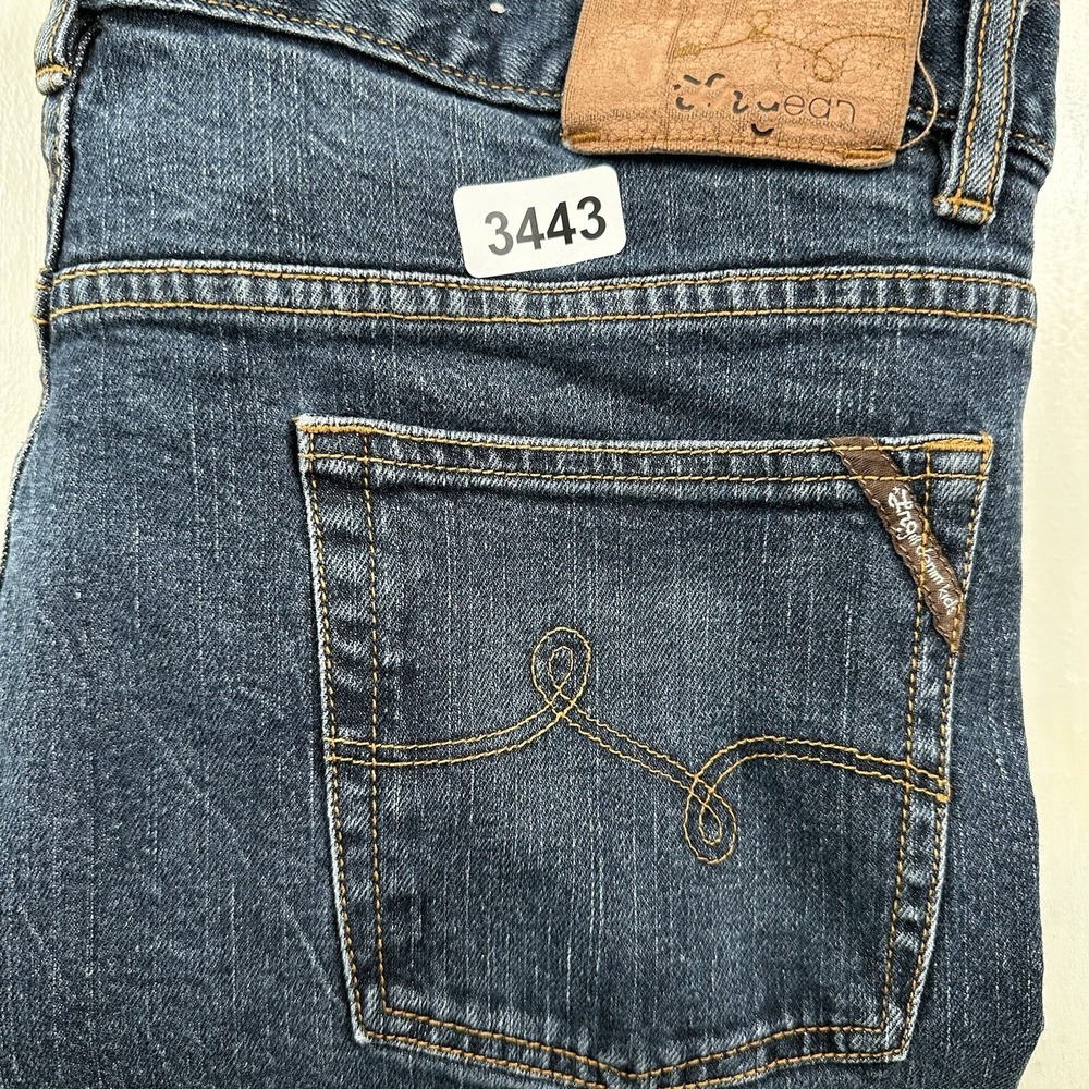 LRG Slim Straight Leg Jeans Men Actual 36x30 Blue Stretch Lifted Research Group - Picture 15 of 15